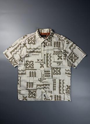 Чоловіча сорочка quiksilver waterman collection з коротким рукавом (l)