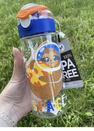 Пляшка для води horecano mini saga "space" 500 мл , bpa free