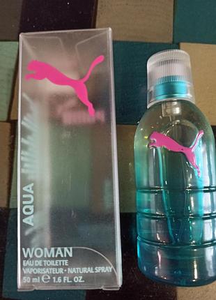 Puma aqua woman туалетная вода для женщин оригинал 50мл