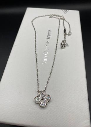 💎new💎брендовая подвеска van cleef , vca, клевер, ван клиф ♥️♥️♥️с логотипом