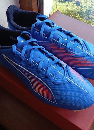 Футбольные копочки puma ultra 6 play fg/ag 108532-01 оригинал новые р.42.5, 45 синие