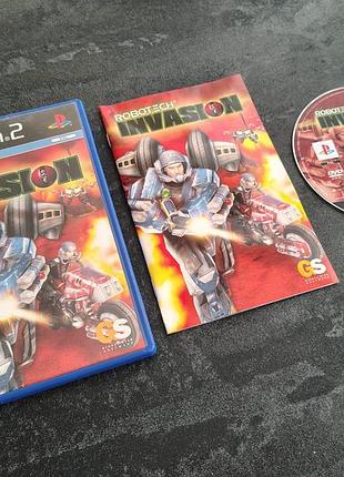 Диск robotech invasion (playstation 2)