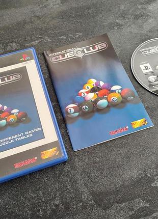 Диск international cue club (playstation 2)