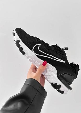Nike react vision gs 'black white' 2