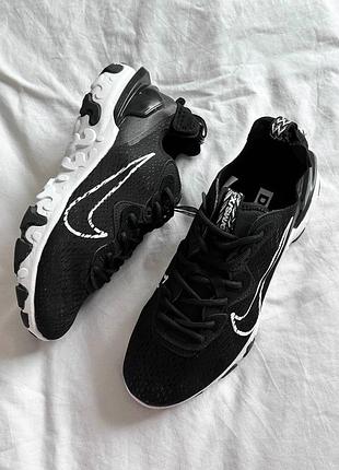 Nike react vision gs 'black white' 10