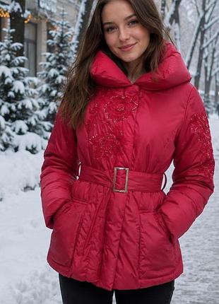 Куртка пуховик женский zara