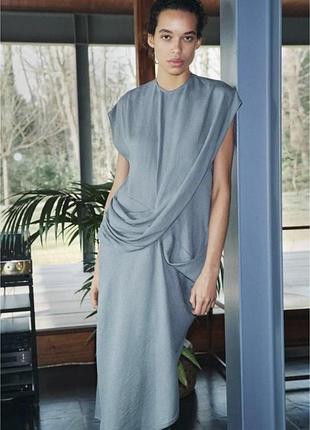 Лляна сукня zara