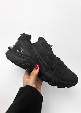 Nike react vision 'triple black'