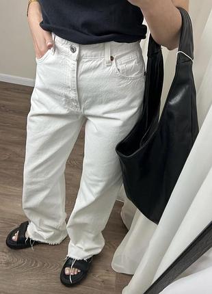 Джинси фасон wide leg h&amp;m