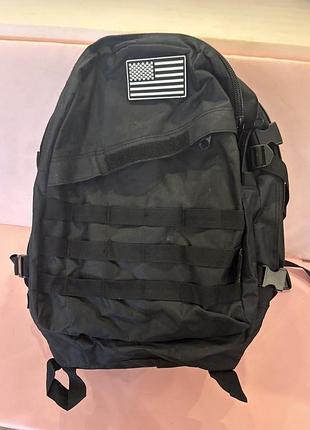 Чорний тактичний рюкзак (штурмовий триденний рюкзак / 3-day assault pack)