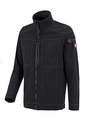 Чорна куртка engelbert strauss softshell розмір s