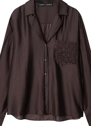 Шоколадка сорочка zara