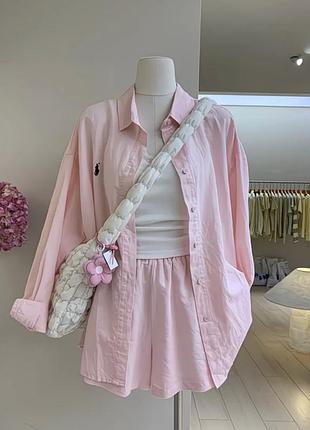 Костюм шорти і рубашка в стилі polo