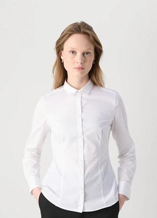 Базовая хлопковая рубашка marc o polo