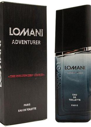 Мужская туалетная вода parfums parour lomani adventurer 100 мл