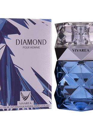 Мужская туалетная вода vivarea diamond pour homme 100 мл
