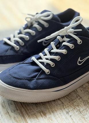 Чоловічі кеди nike gts 97 retro canvas — темно-сині (navy) — 42.5 (27 см)