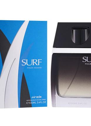 Мужская туалетная вода mirada surf pour homme 100 мл