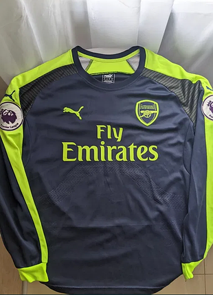 Лонгслів форма arsenal puma 16/17 резервний комплект довгий рукав