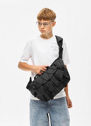 Чоловіча cумка під ноутбук sambag laptop school чорна