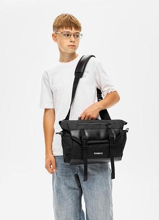 Чоловіча сумка sambag dart class для ноутбука чорна