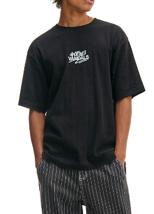 Футболка з вишивкою cropp 057fp-99x comfort fit чорна р.l