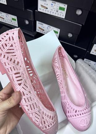 Рожеві балетки 🩷  chanel 🩷  41 р.  в наявності