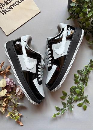 👟 кроссовки nike air force x syna black white / наложка bs👟