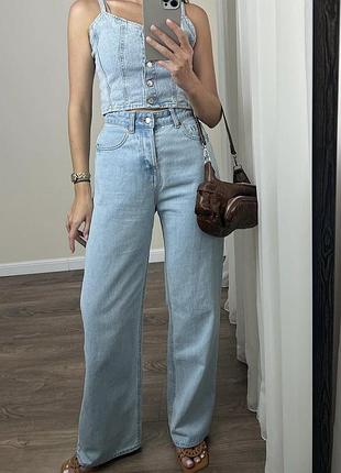 Прямые джинсы straight от zara