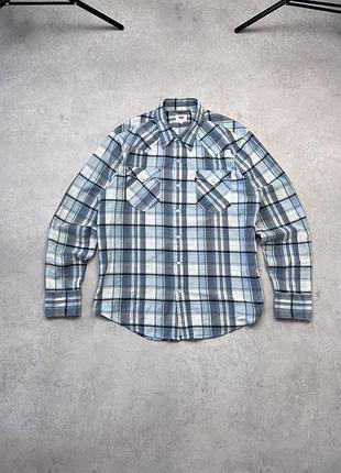 Фланева сорочка рубашка levis l