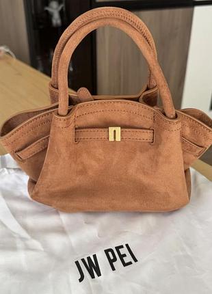 Сумка hana mini faux suede tote bag