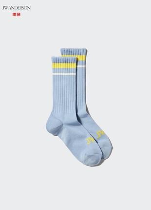 Шкарпетки uniqlo+jw anderson блакитні