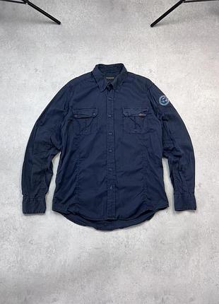 Сорочка рубашка napapiji vintage l casual