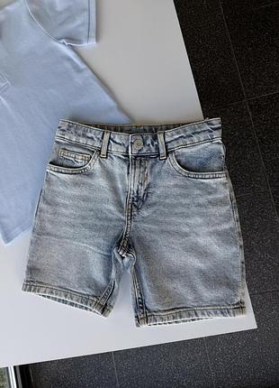Джинсові шорти h&m, 122,128,134