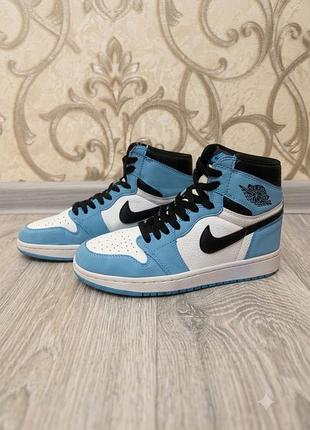 Кросівки air jordan 1 high og university blue (розмір 37 / 23.5 см)