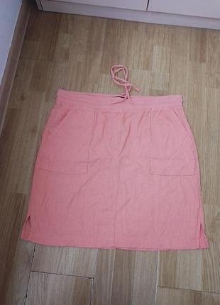 Юбка лен р.16uk, 44 eur. m&amp;s collection