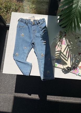 Джинси на дівчинку h&m 92,98,104