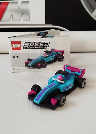 Конструктор lego speed champions мініавтомобіль f1 amademy (30734), 58 деталей.