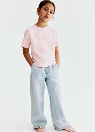 Супер круті трендові джинси вільного крою на дівчинку 3/4р h&m