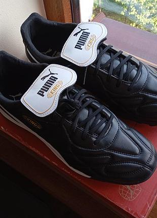 Футбольные сороконожки puma king top tt оригинал новые р.46 черные