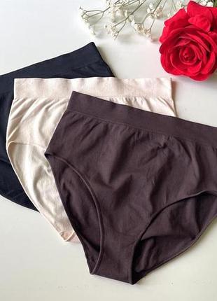 3 шт набір спортивних еластичних високих трусиків primark