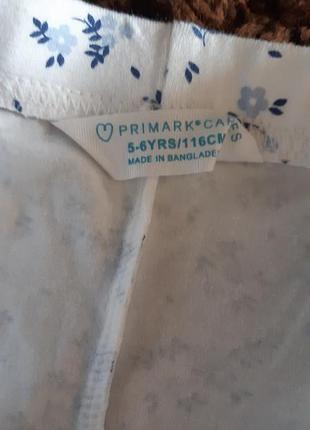 Хлопковые лосины primark. для девочки. 8