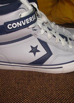 Новые кроссовки converse pro blaze strap high 39р 24.5см кожа