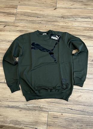 Кофта puma підліткова хакі розмір s