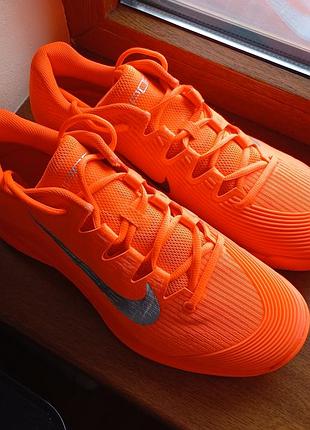 Кросівки nike zoom vapor 12 hc prm розмір 10.5 у забарвленні «hyper crimson/mtlc silver» із промо-випуску сезону fa25 оригінал нові