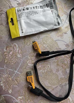 Новий запакований зарядний шнур тайп сі лайтнінг 65 w