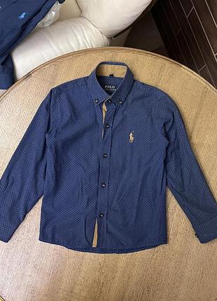 Рубашка сорочка в школу ralph lauren