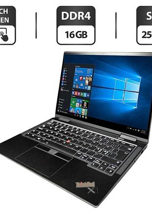 Ультрабук-трансформер lenovo thinkpad x1 yoga gen6 / 14" (1920x1080) ips touch / intel core i5-1145g7 (4 (8) ядра по 4.4 ghz) / 16