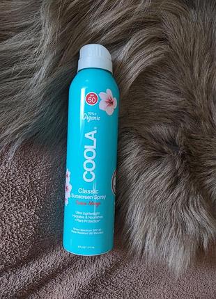 Солнцезащитный спрей coola classic body organic