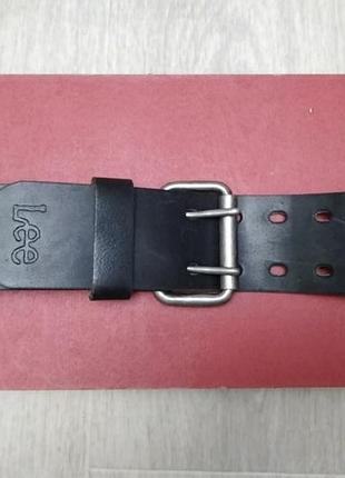 Lee cooper шкіряний широкий чорний ремінь 82-95 см